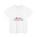 T-shirt I love saint-pol-de-léon