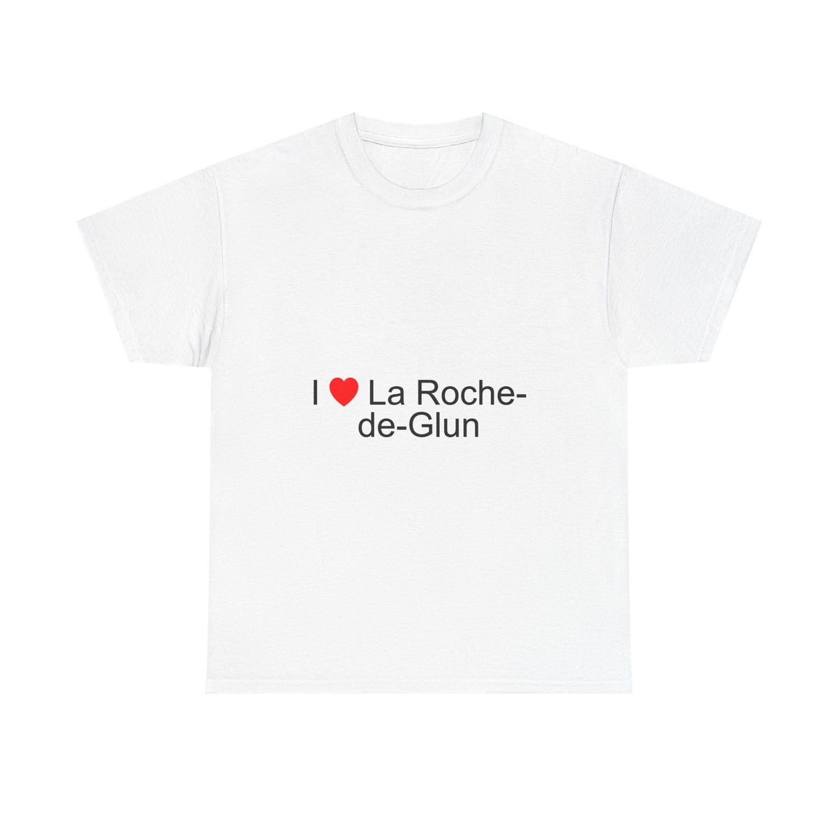 T-shirt I love la roche-de-glun