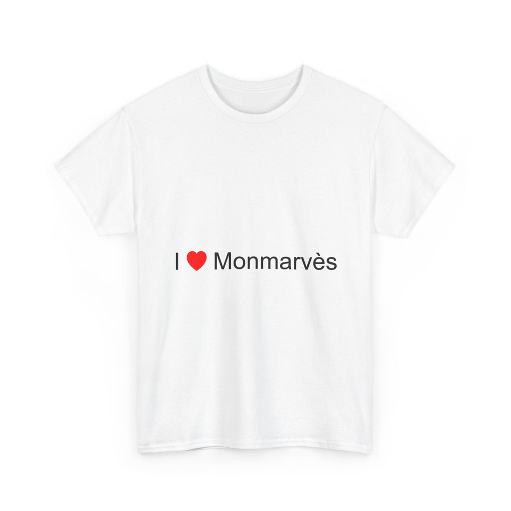 T-shirt I love monmarvès