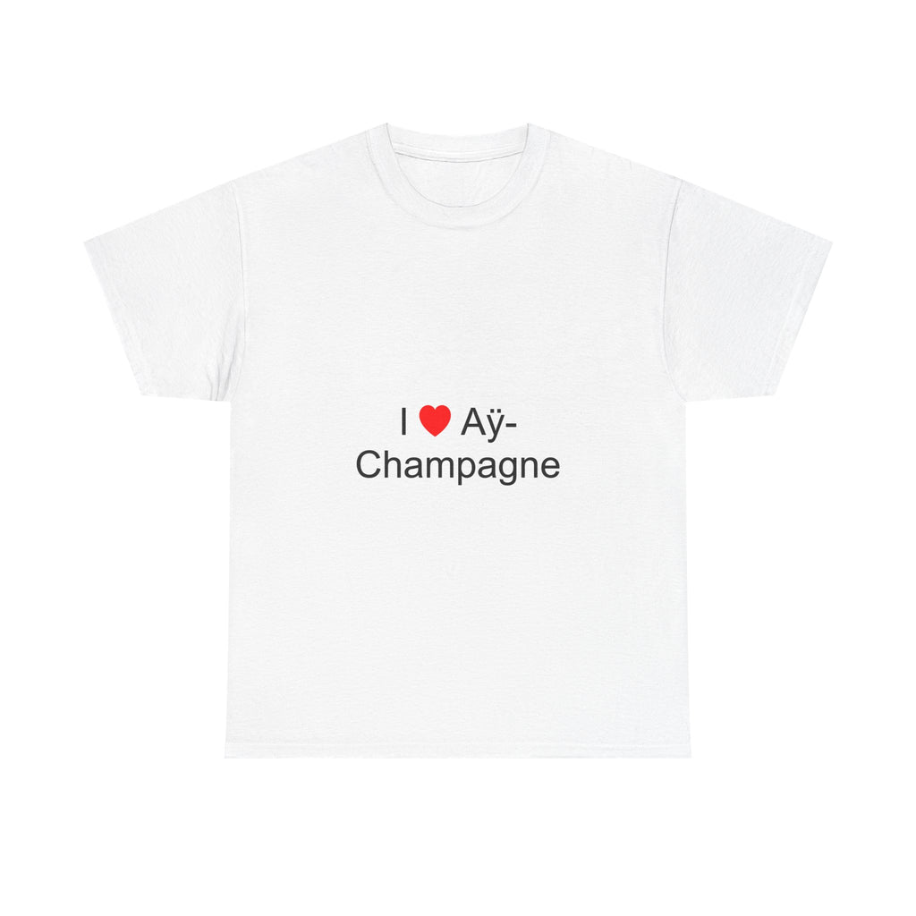 T-shirt I love aÿ-champagne