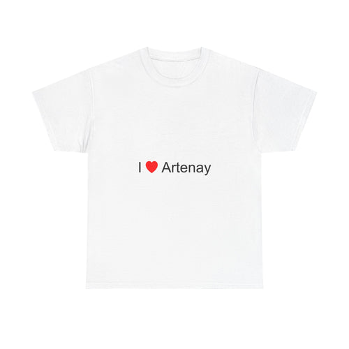 T-shirt I love artenay