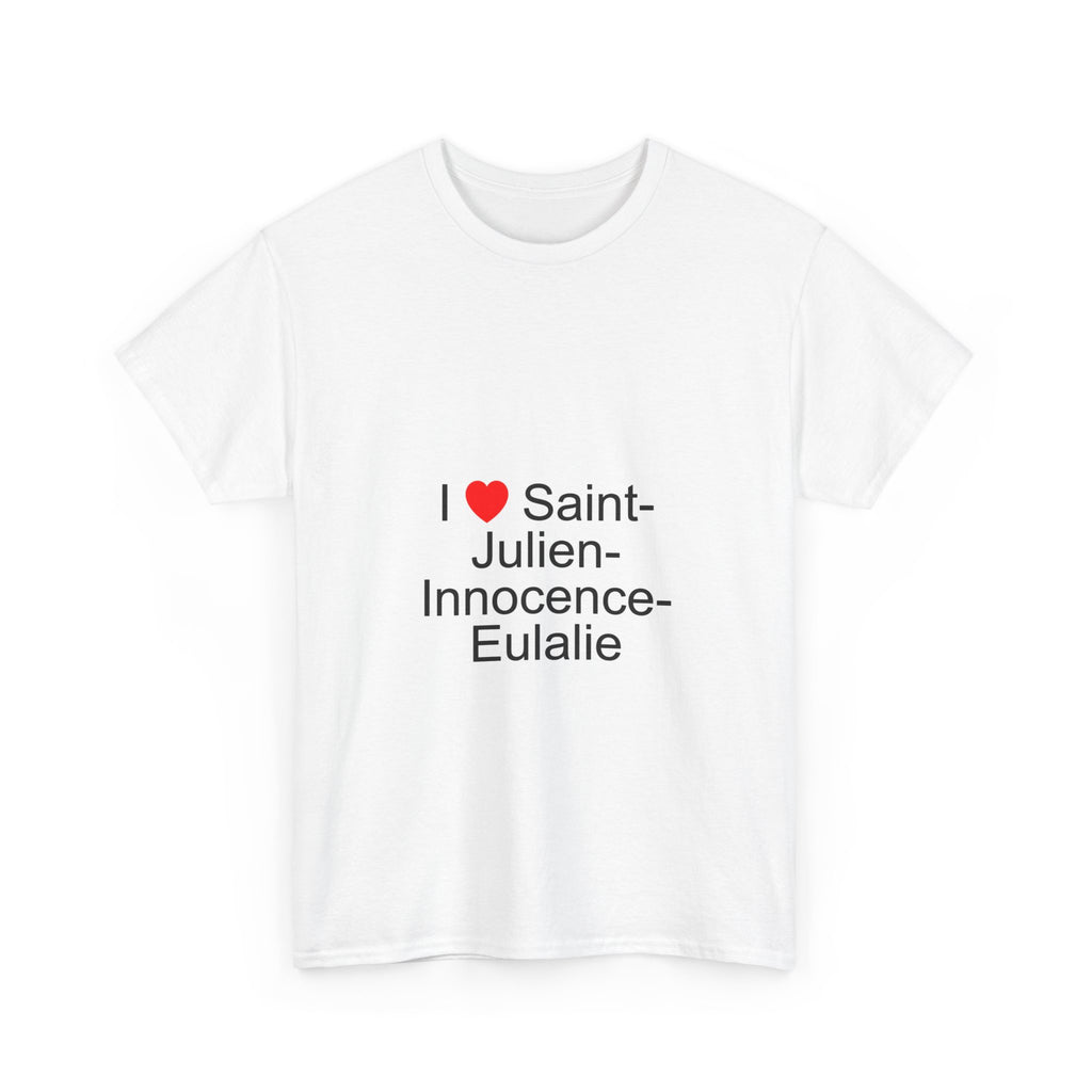T-shirt I love saint-julien-innocence-eulalie