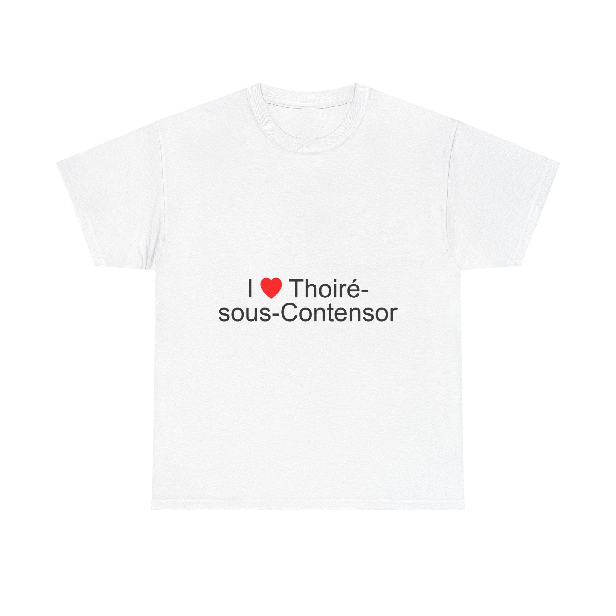 T-shirt I love thoiré-sous-contensor