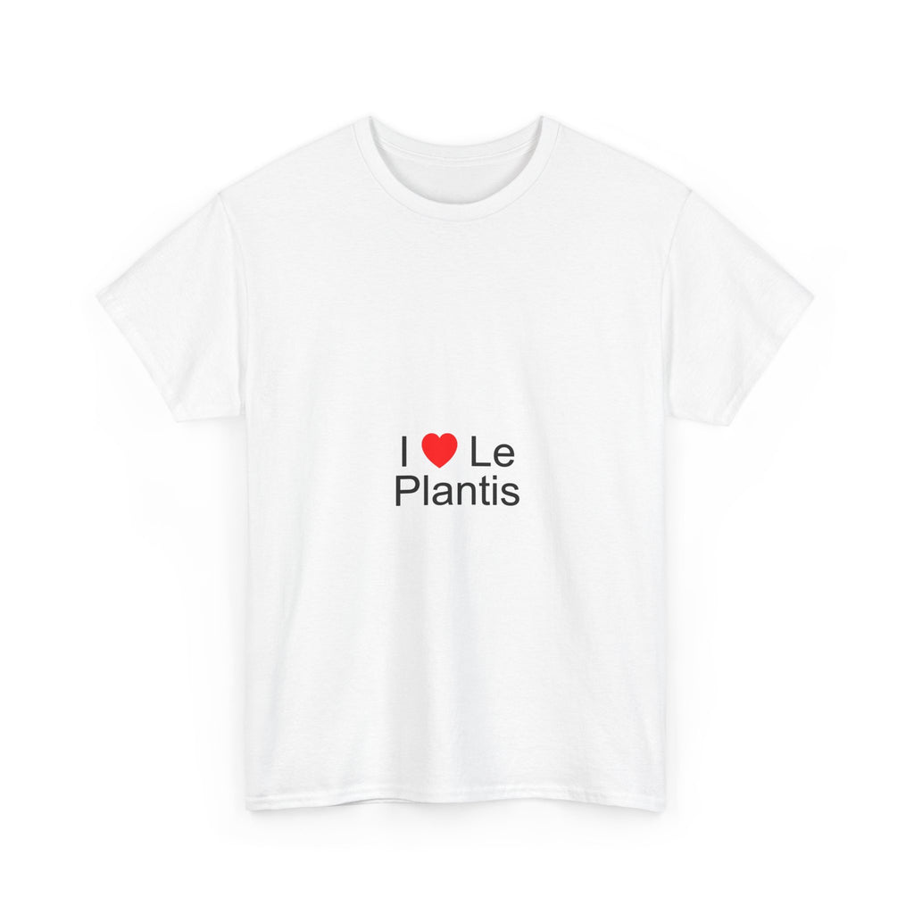 T-shirt I love le plantis
