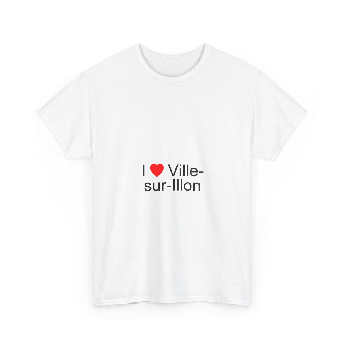 T-shirt I love ville-sur-illon