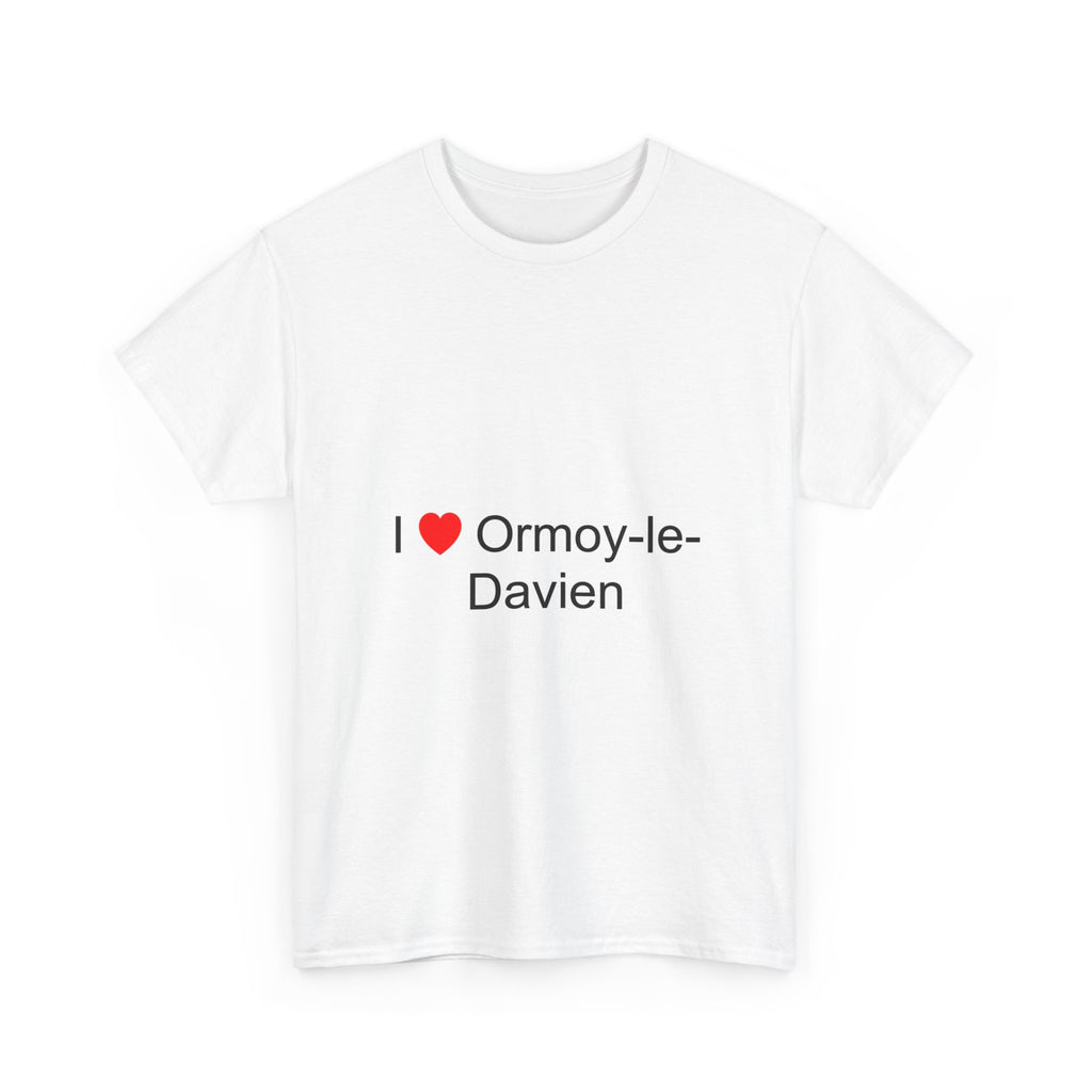 T-shirt I love ormoy-le-davien