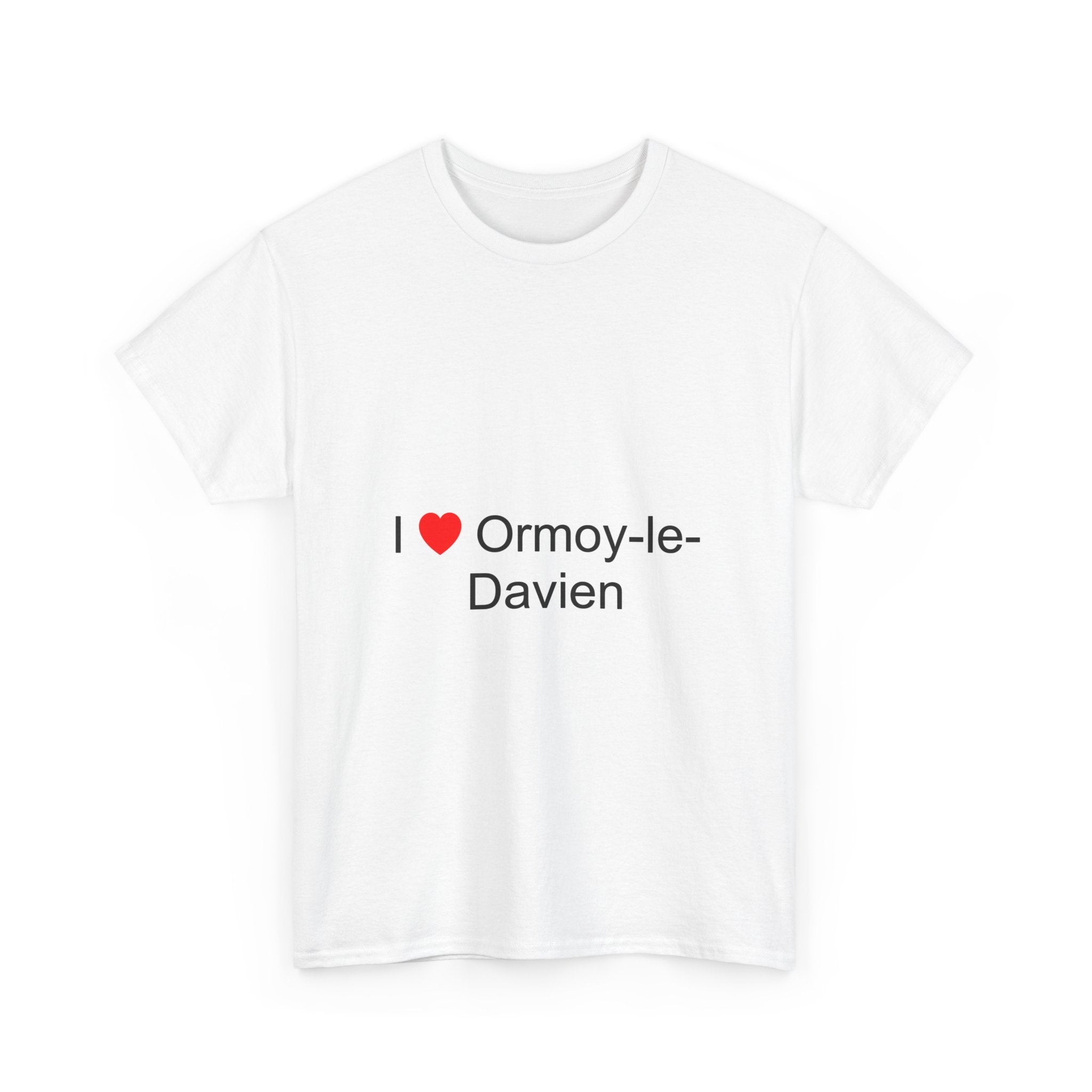 T-shirt I love ormoy-le-davien