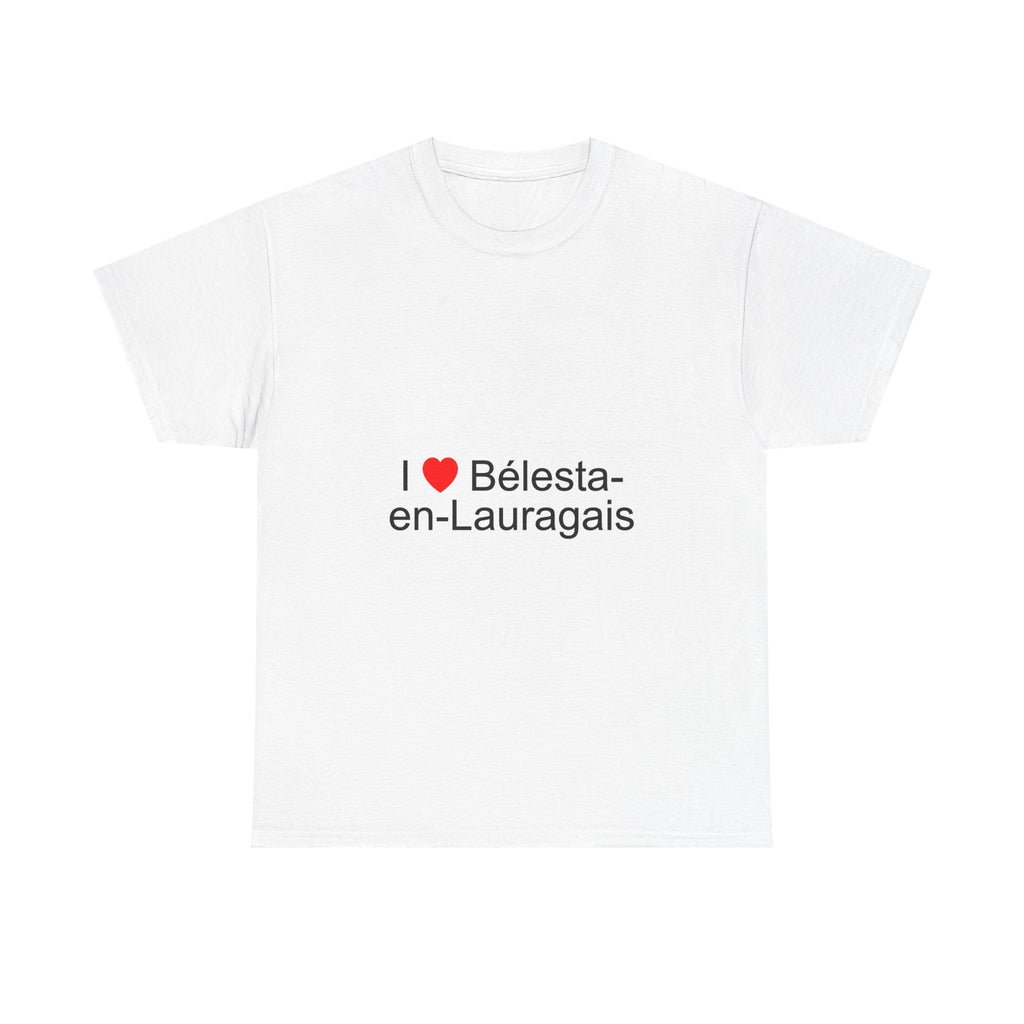 T-shirt I love bélesta-en-lauragais