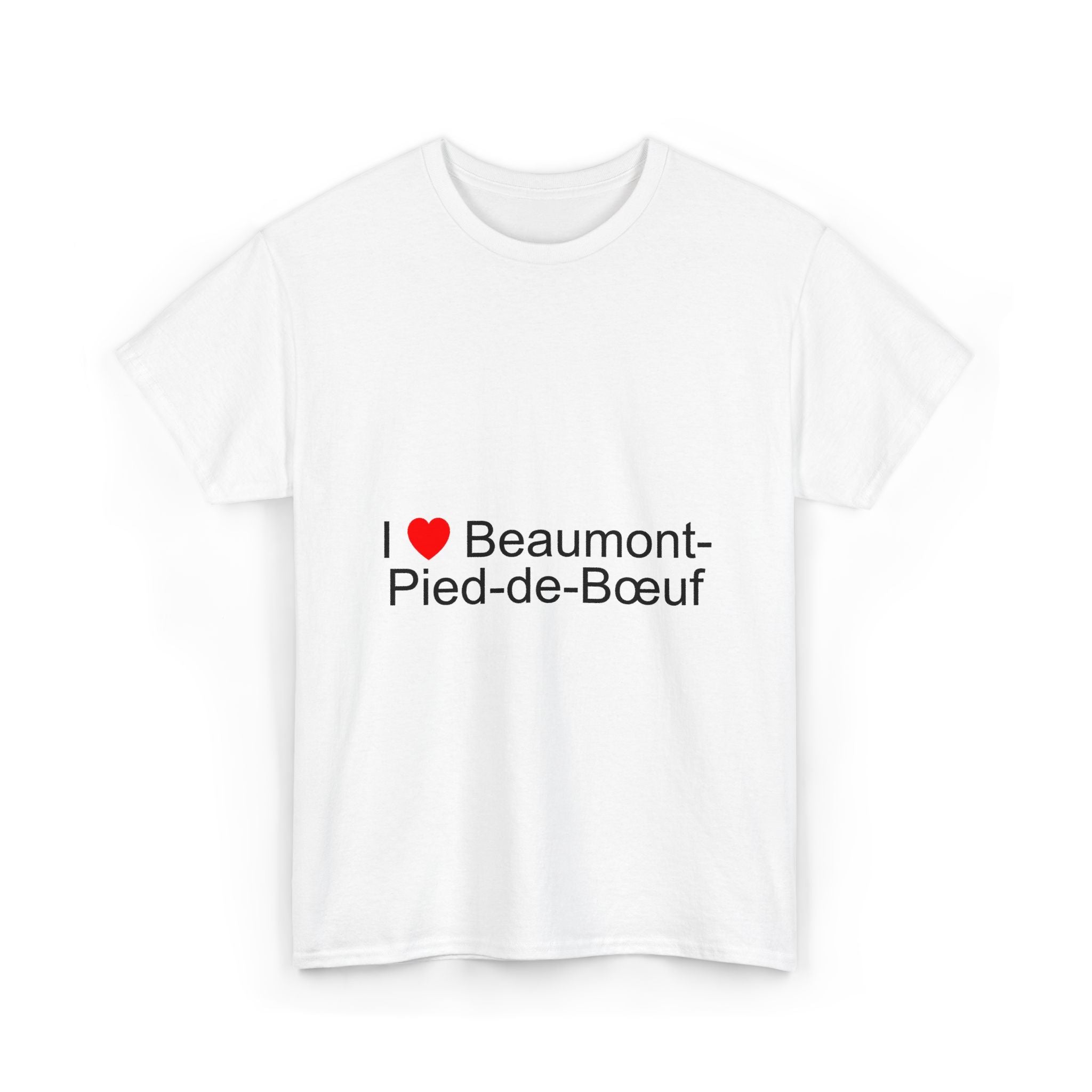 T-shirt I love beaumont-pied-de-bœuf