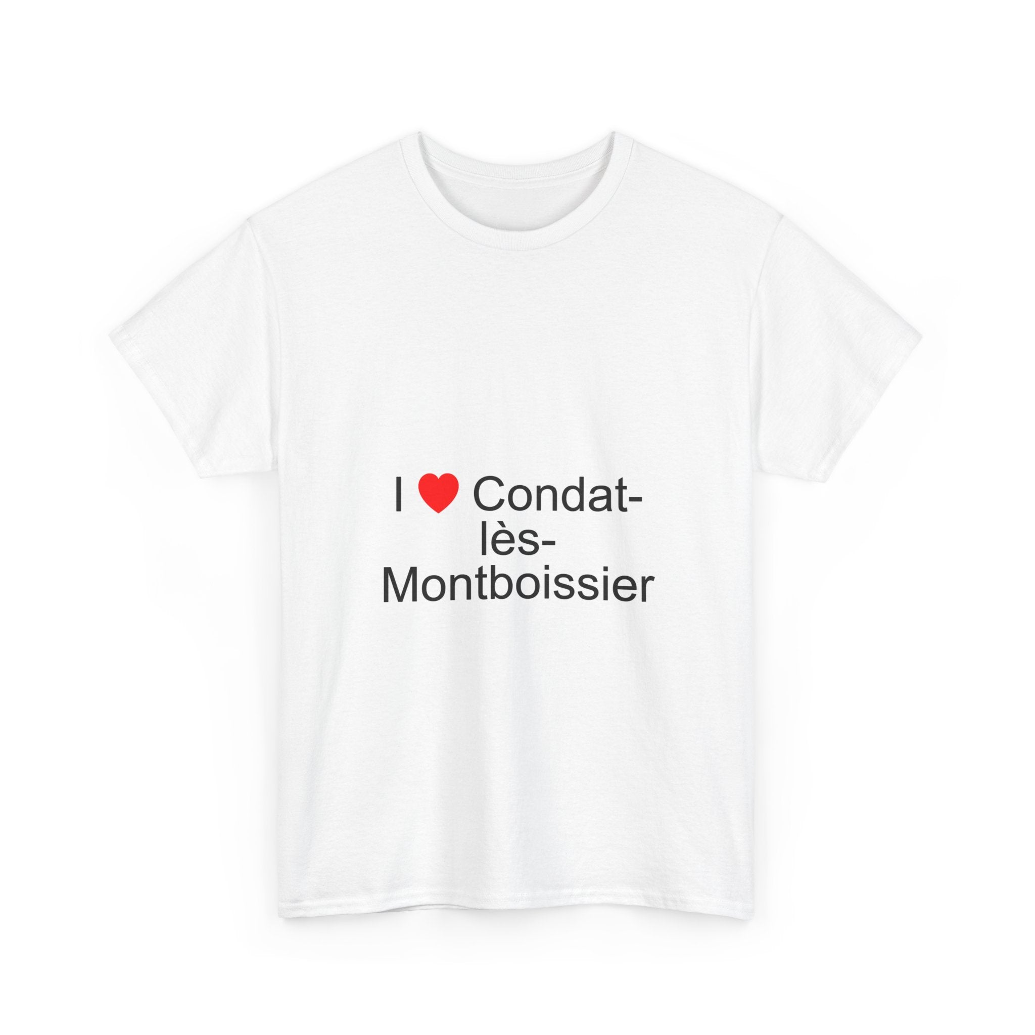 T-shirt I love condat-lès-montboissier