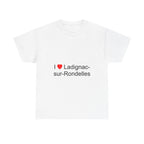 T-shirt I love Ladignac-sur-Rondelles