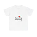 T-shirt I love guessling-hémering