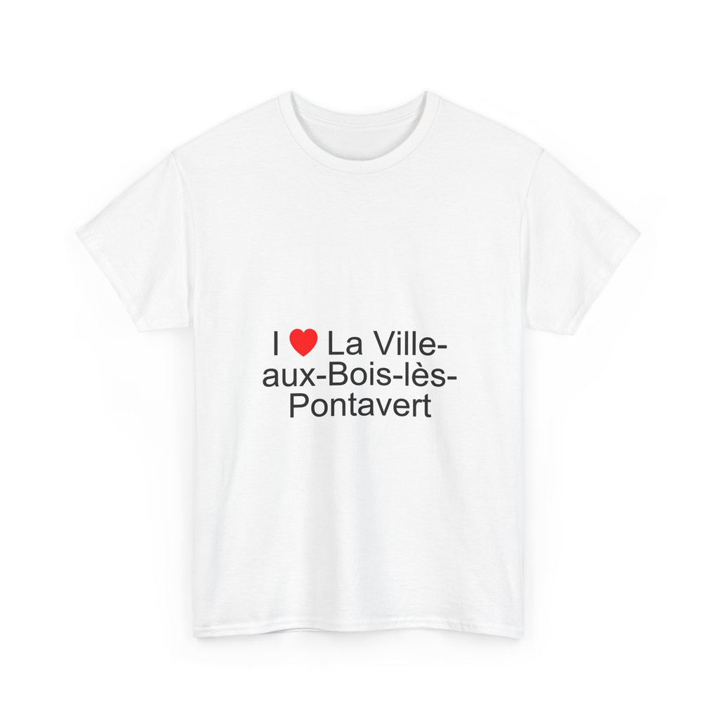 T-shirt I love la ville-aux-bois-lès-pontavert