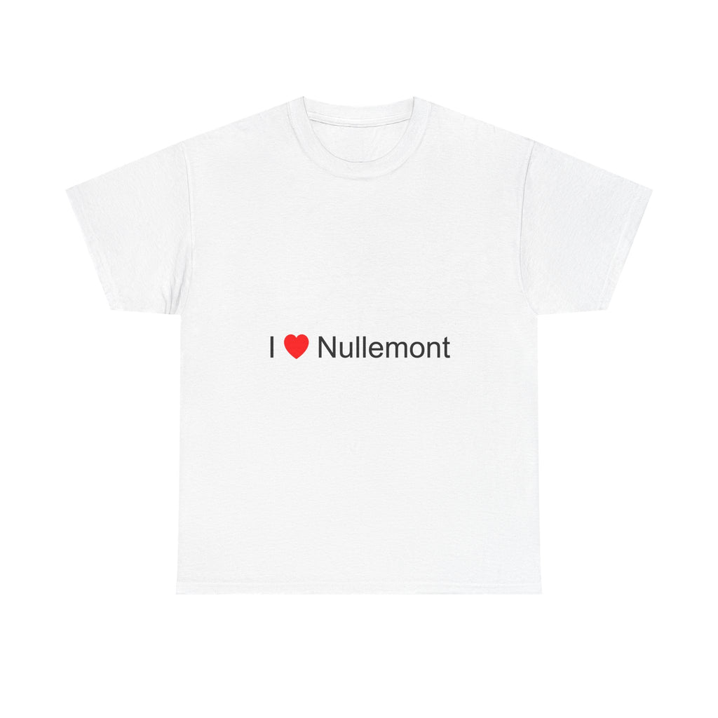 T-shirt I love nullemont