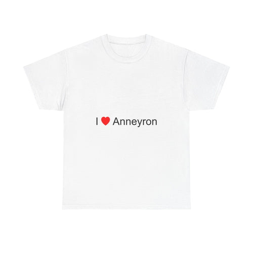 T-shirt I love anneyron