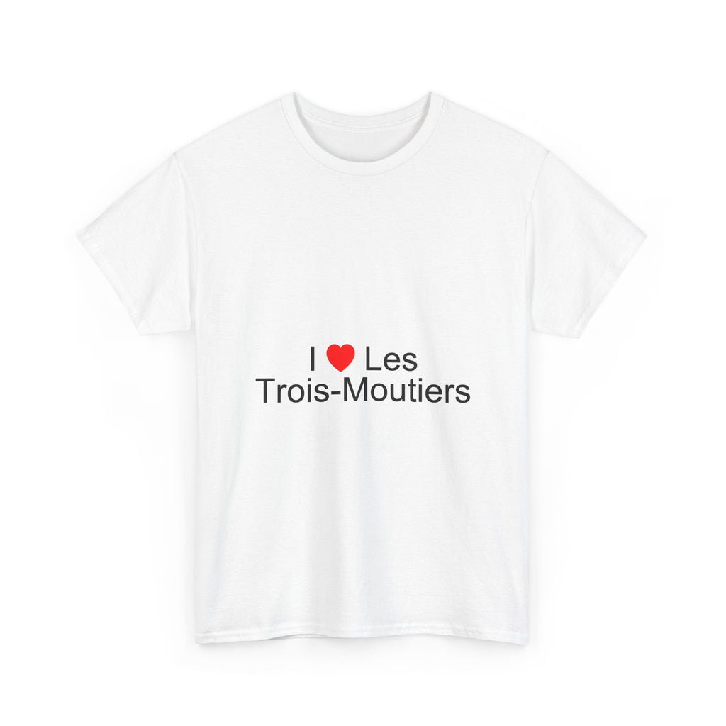 T-shirt I love les trois-moutiers