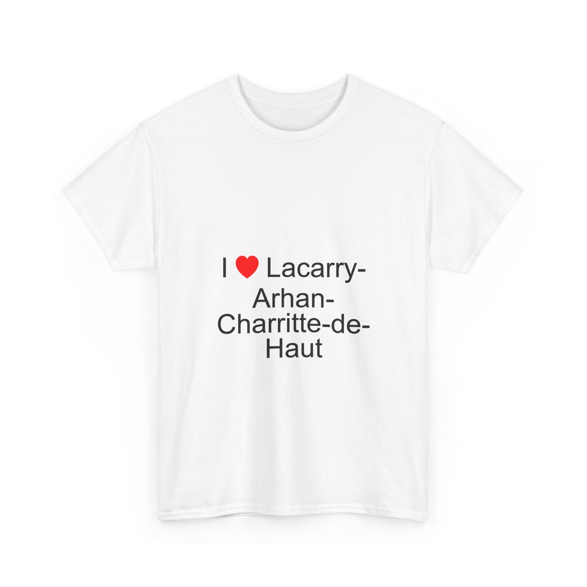 T-shirt I love lacarry-arhan-charritte-de-haut