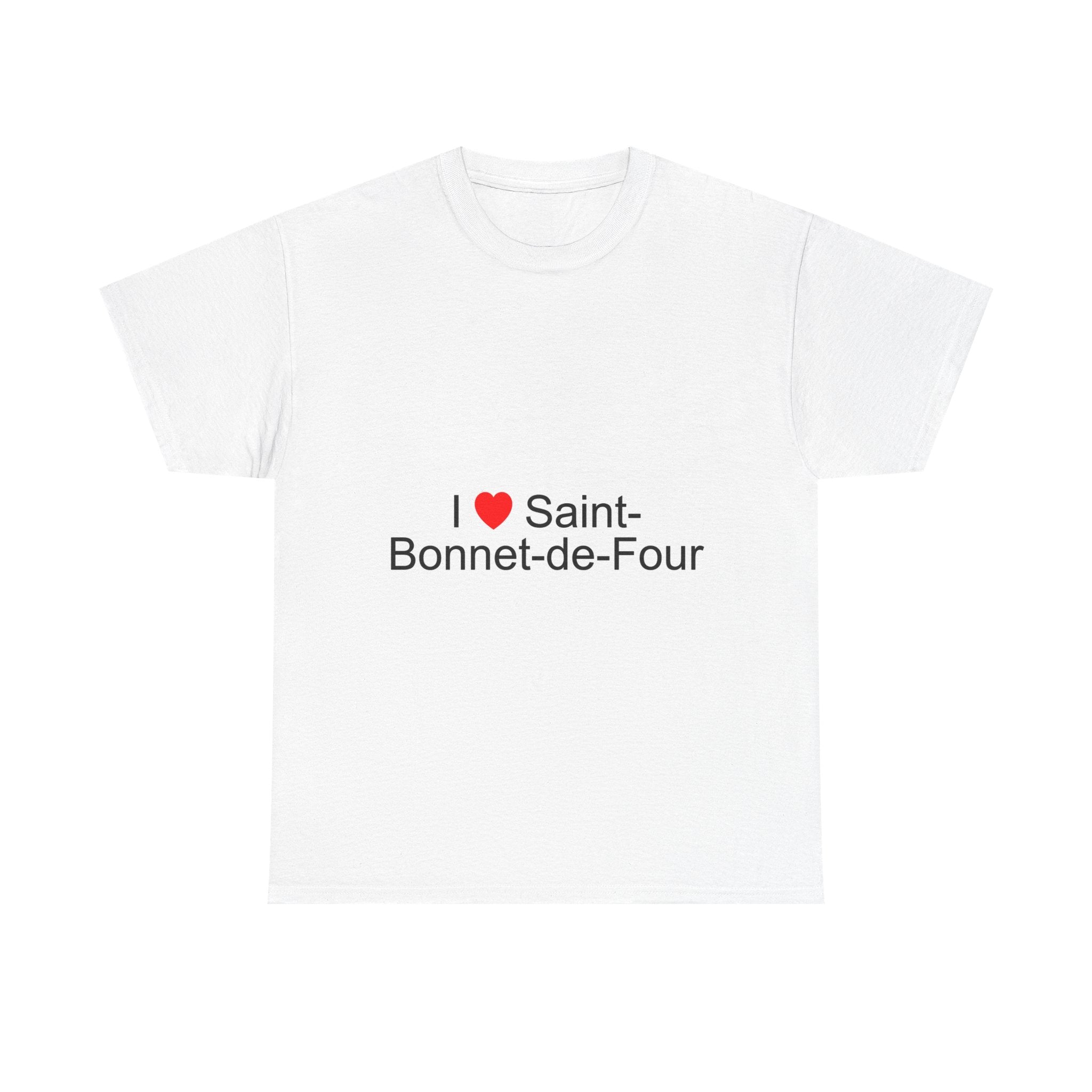 T-shirt I love saint-bonnet-de-four