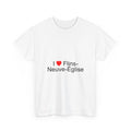 T-shirt I love flins-neuve-église