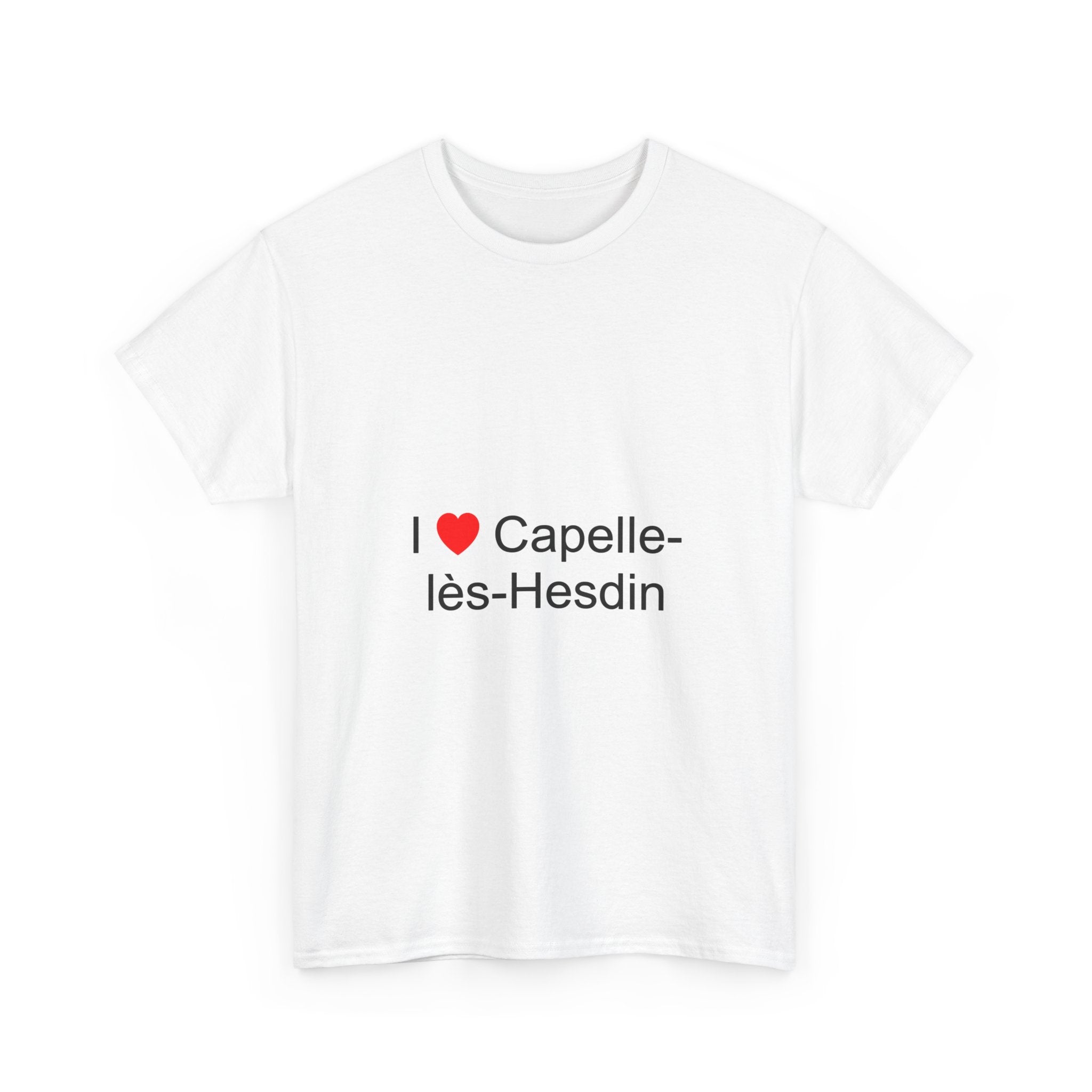 T-shirt I love capelle-lès-hesdin