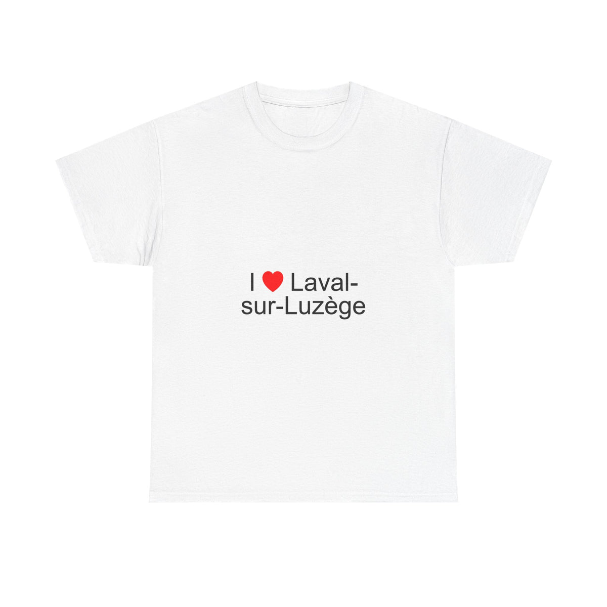 T-shirt I love laval-sur-luzège