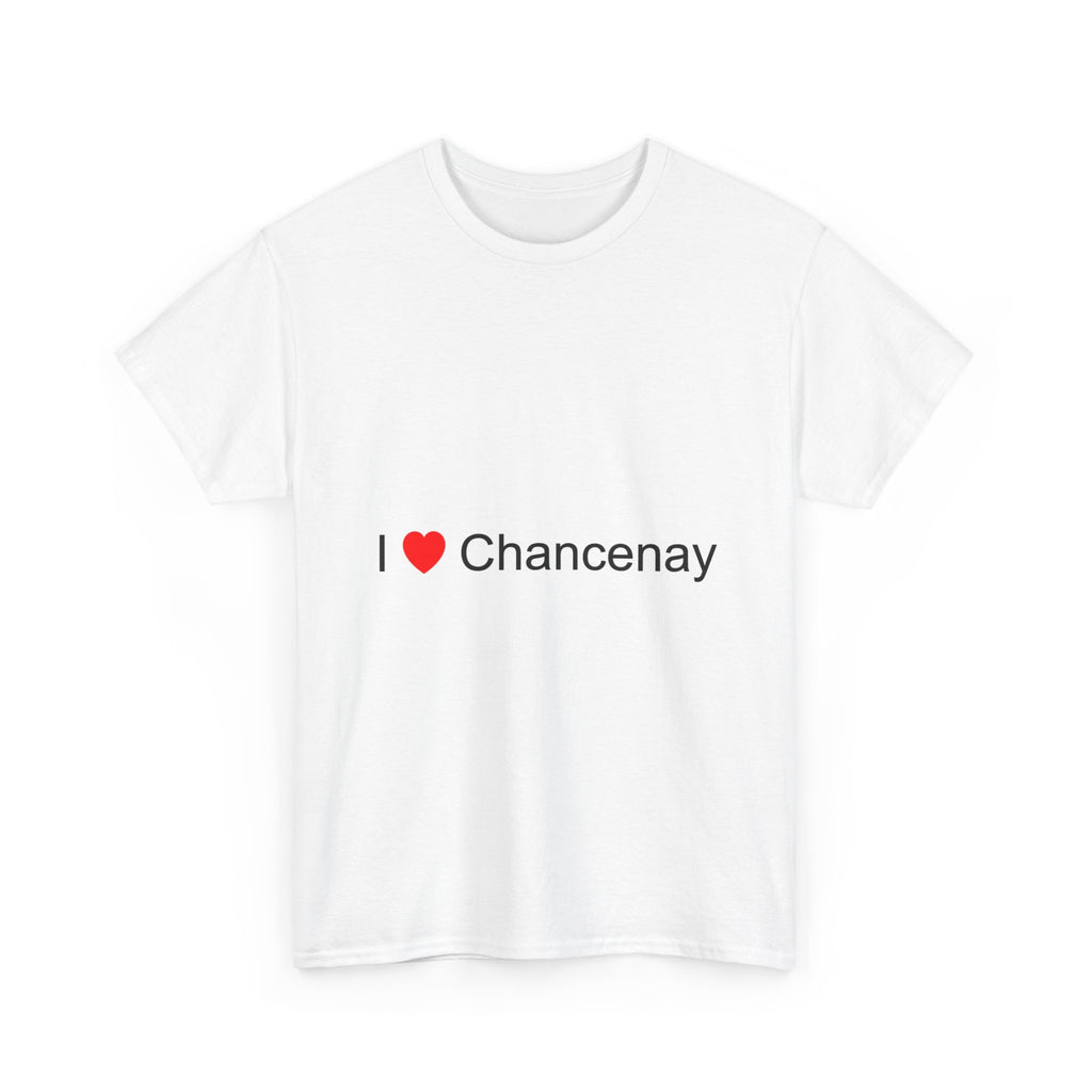 T-shirt I love chancenay