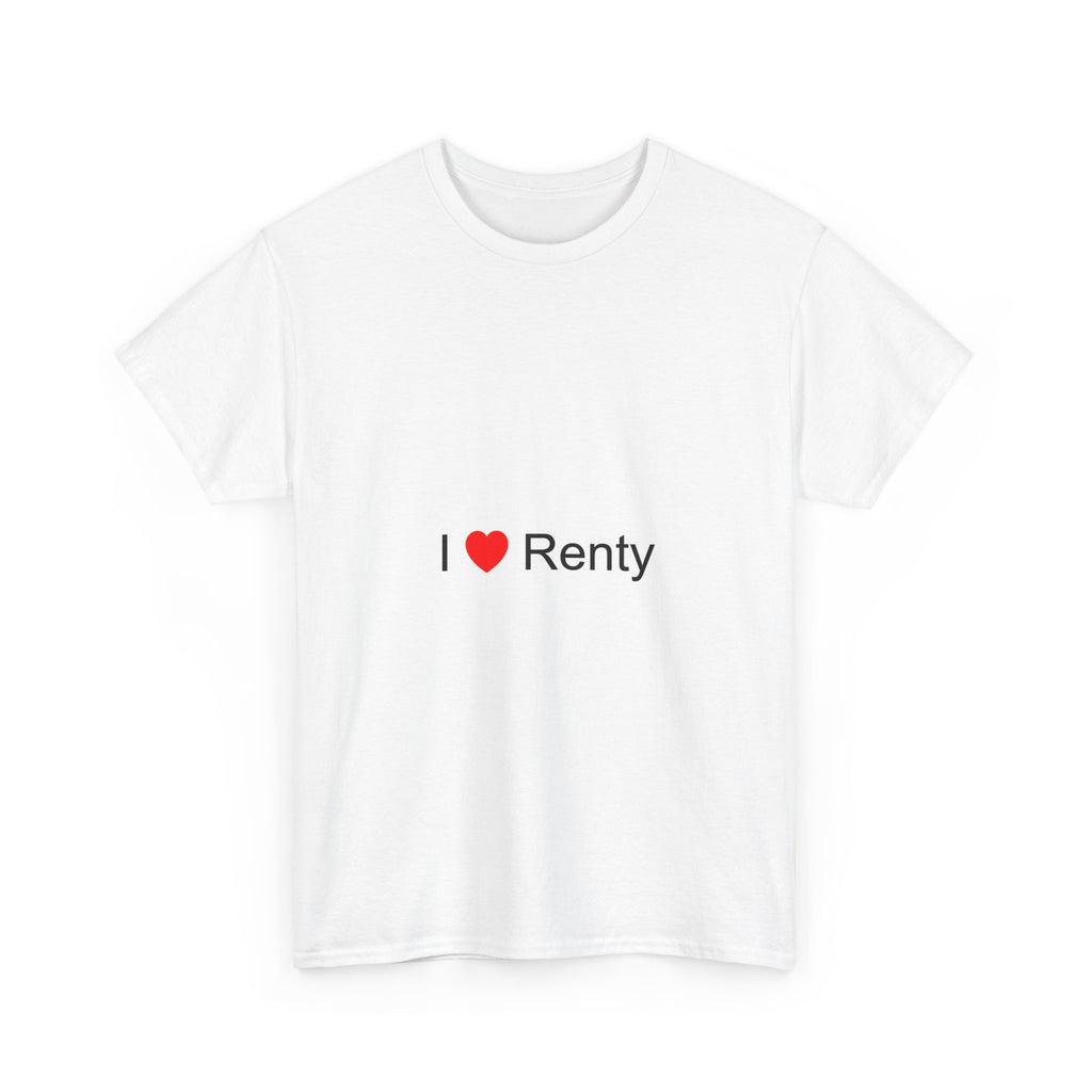 T-shirt I love renty