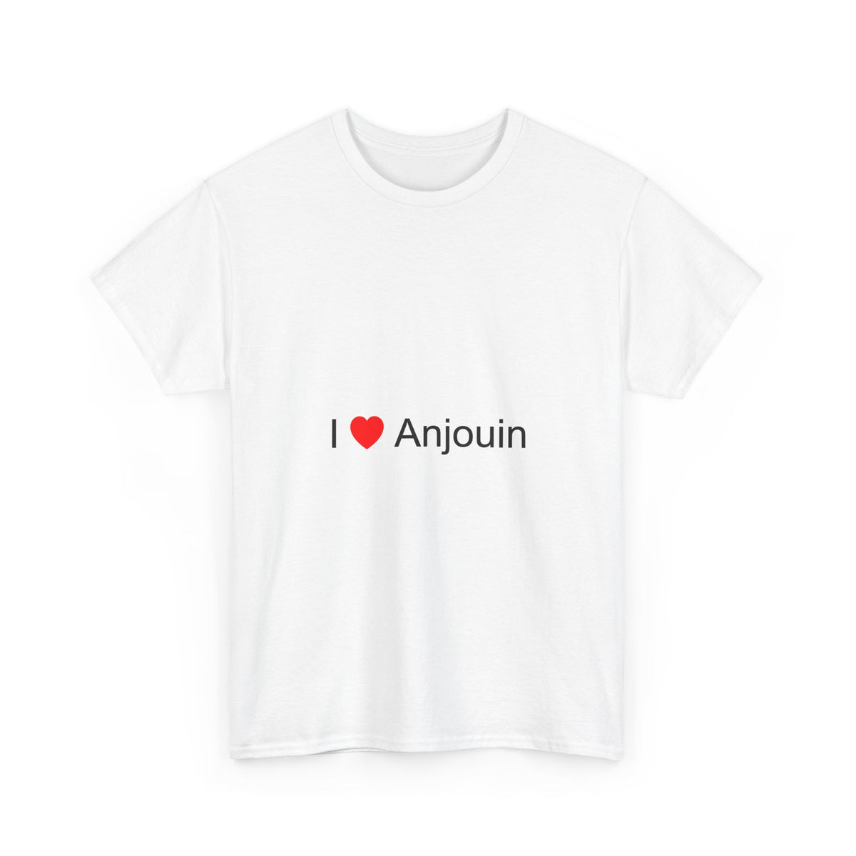 T-shirt I love anjouin