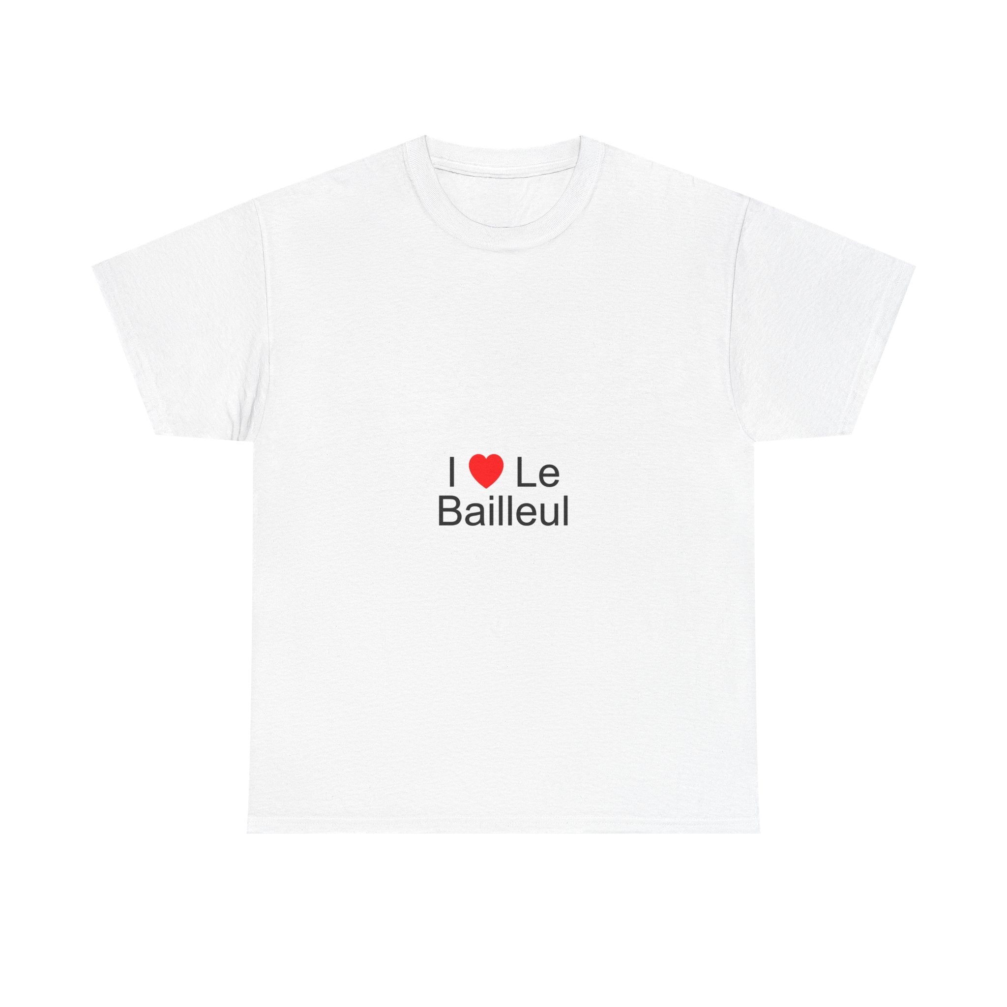 T-shirt I love le bailleul