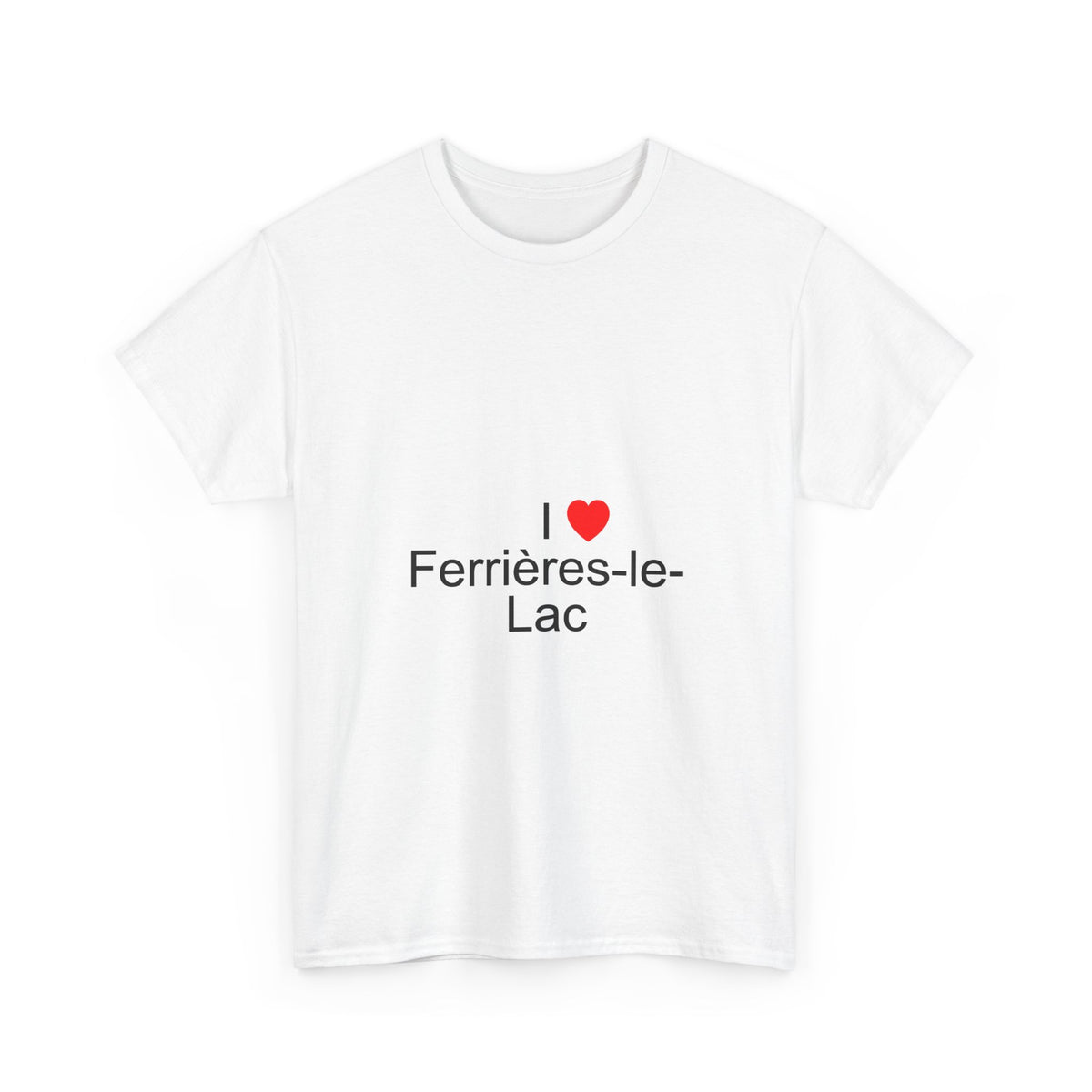 T-shirt I love ferrières-le-lac