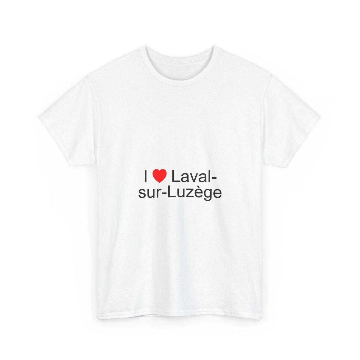 T-shirt I love laval-sur-luzège