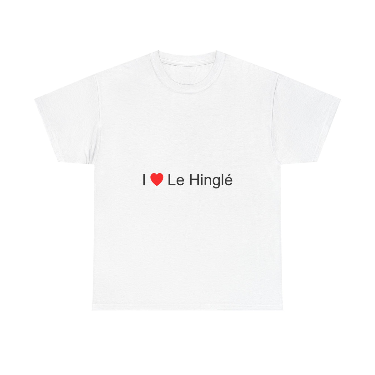 T-shirt I love le hinglé