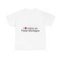 T-shirt I love valzin en petite montagne