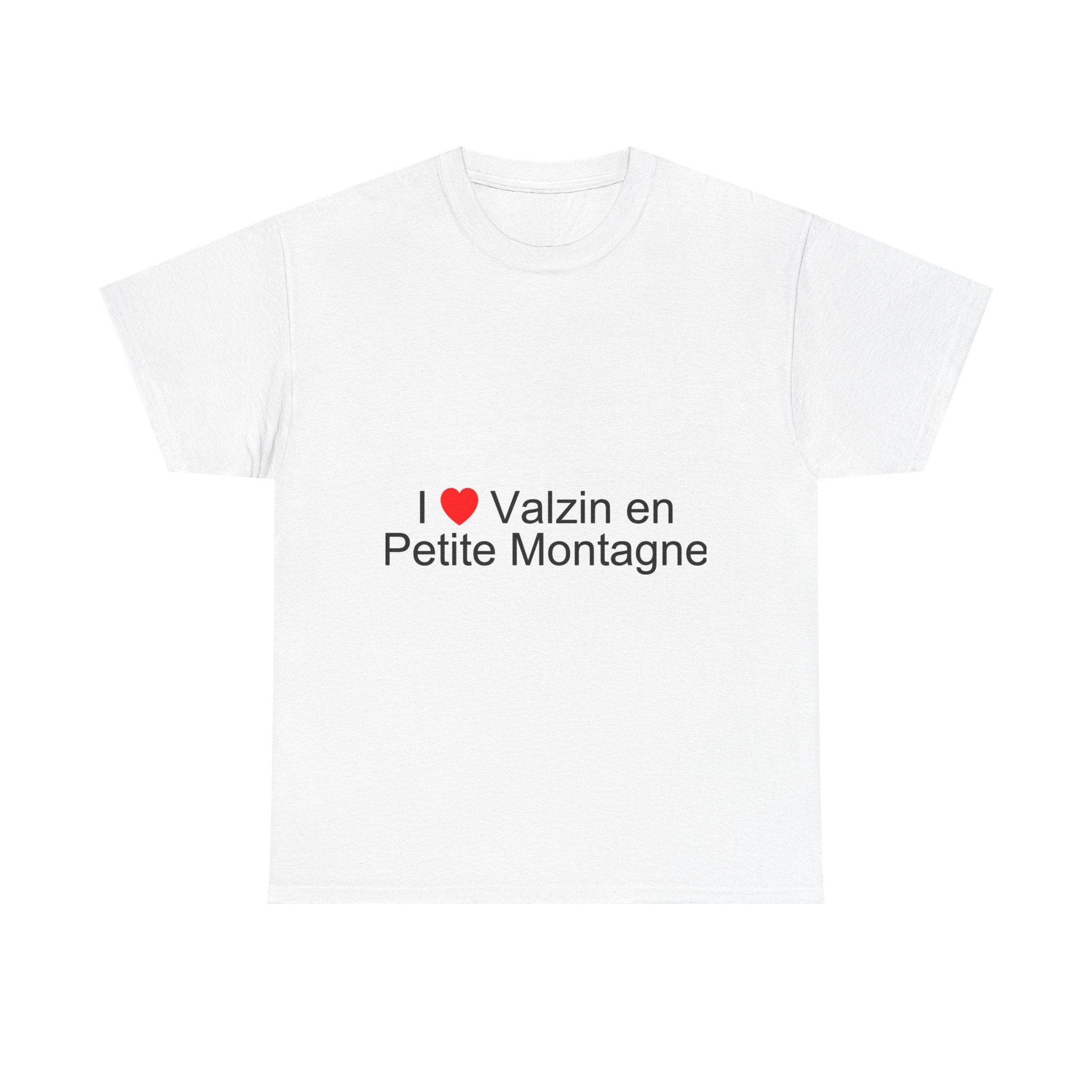 T-shirt I love valzin en petite montagne