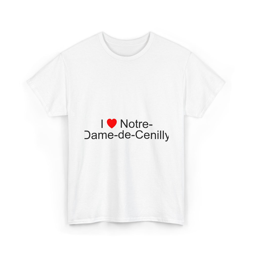 T-shirt I love notre-dame-de-cenilly
