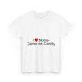 T-shirt I love notre-dame-de-cenilly