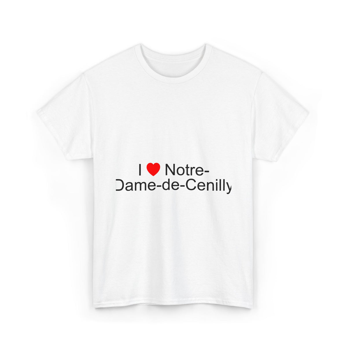 T-shirt I love notre-dame-de-cenilly