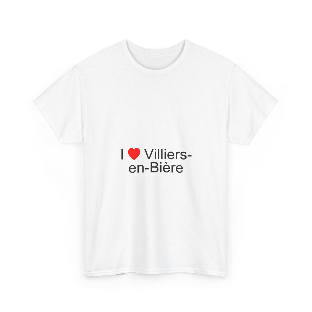 T-shirt I love villiers-en-bière