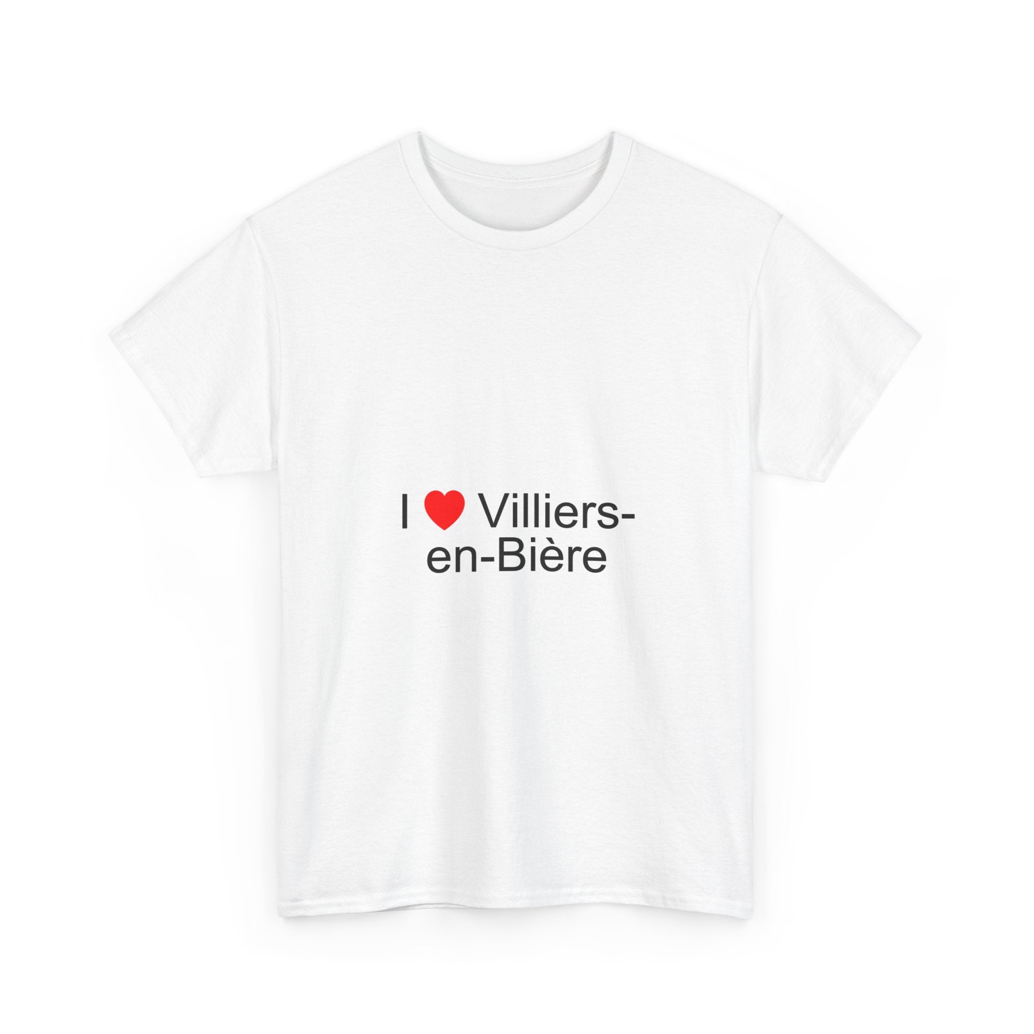 T-shirt I love villiers-en-bière