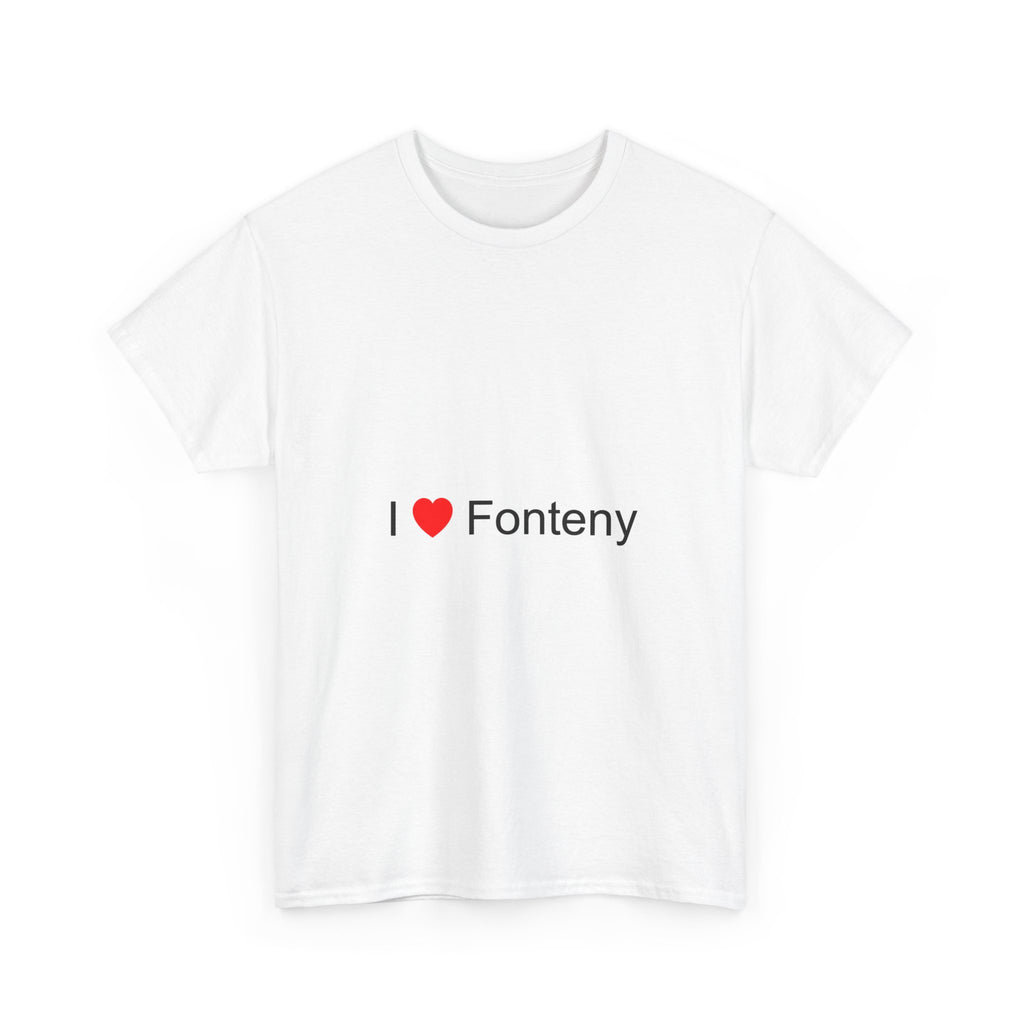 T-shirt I love fonteny