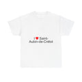 T-shirt I love saint-aubin-de-crétot