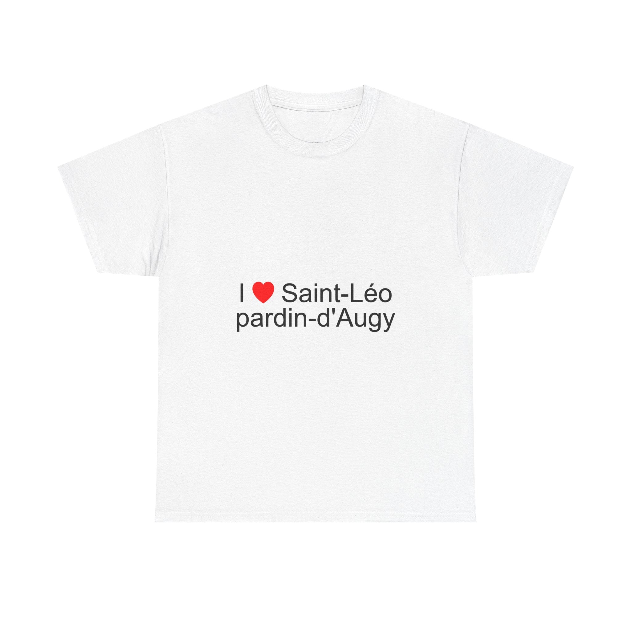 T-shirt I love saint-léopardin-d'augy