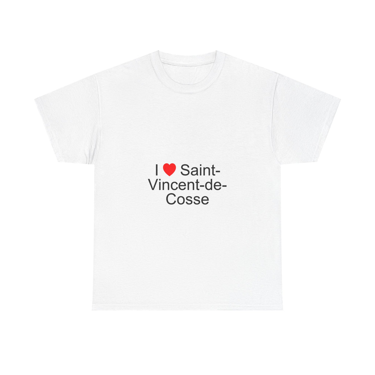 T-shirt I love saint-vincent-de-cosse