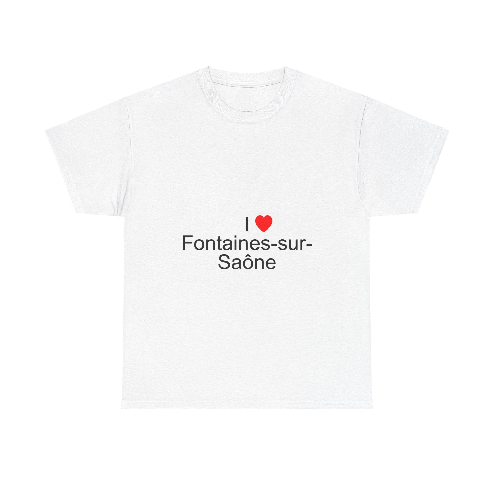 T-shirt I love fontaines-sur-saône