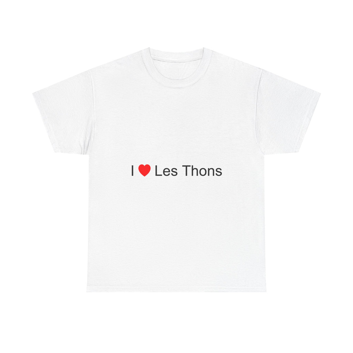 T-shirt I love les thons