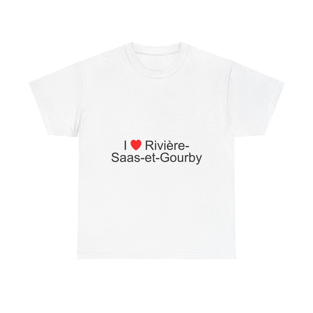 T-shirt I love rivière-saas-et-gourby