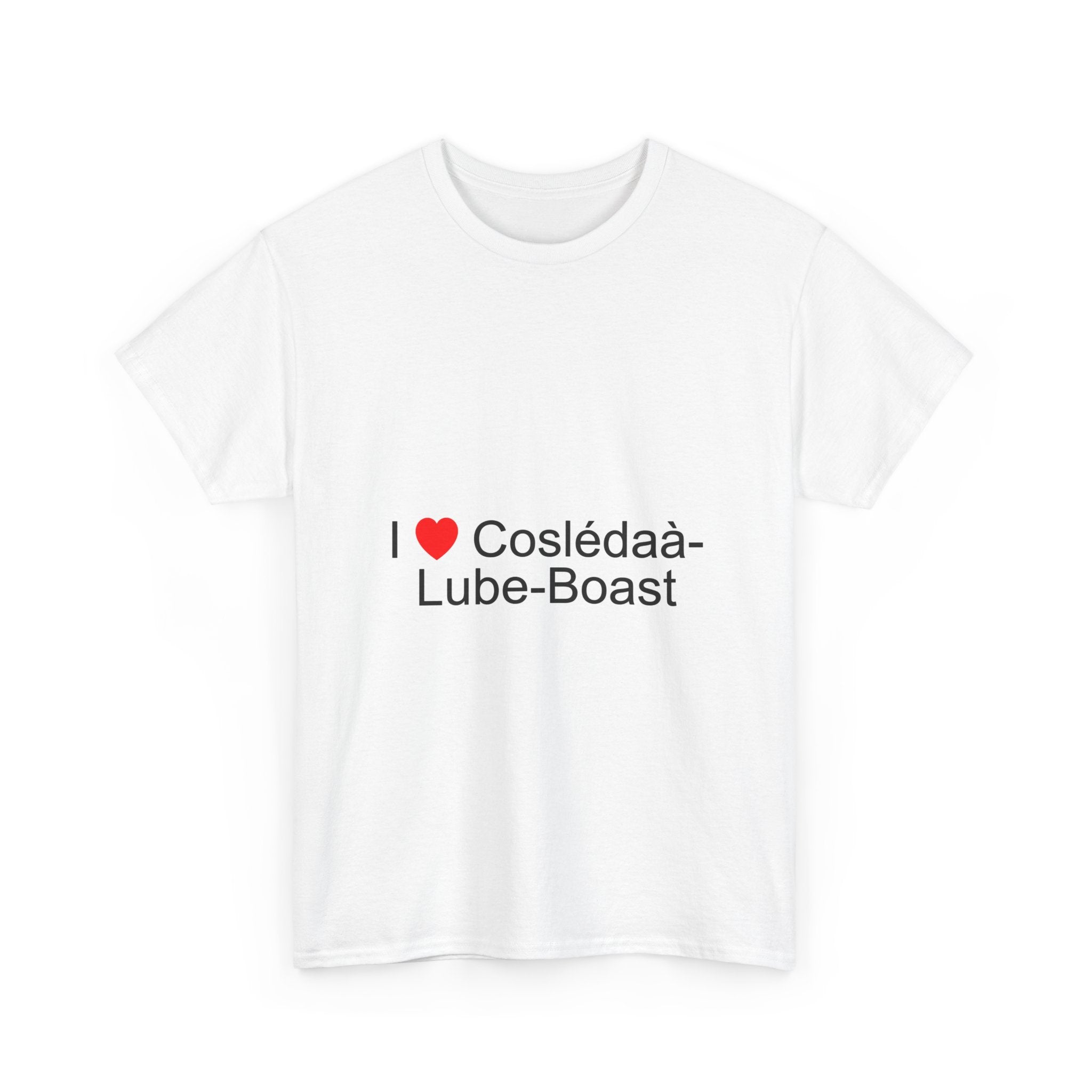 T-shirt I love coslédaà-lube-boast