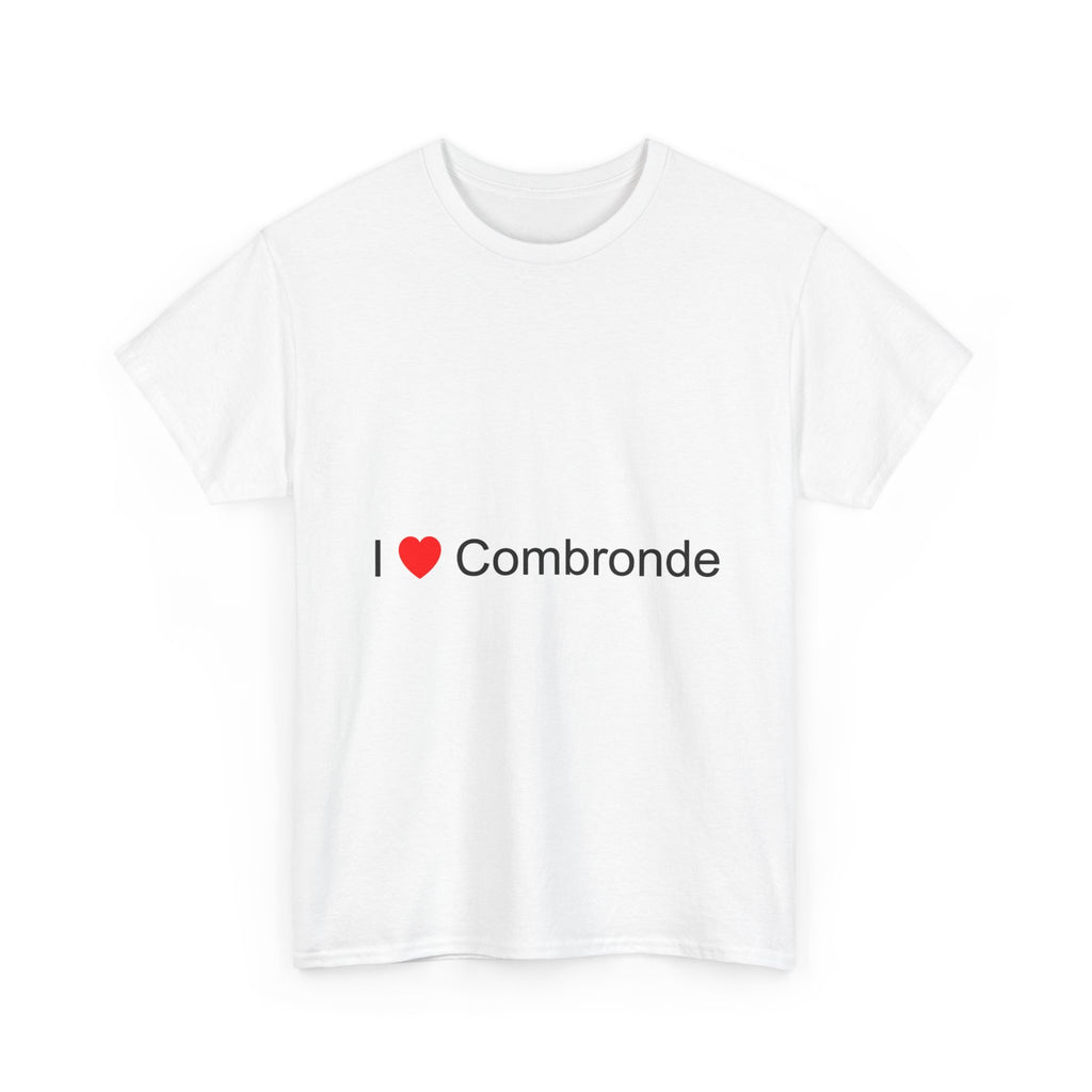 T-shirt I love combronde