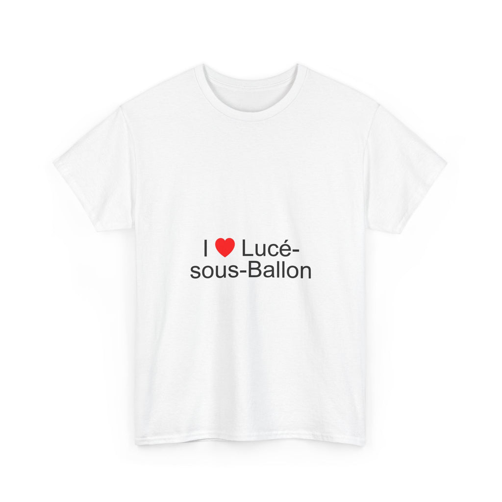 T-shirt I love lucé-sous-ballon