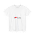 T-shirt I love jullié